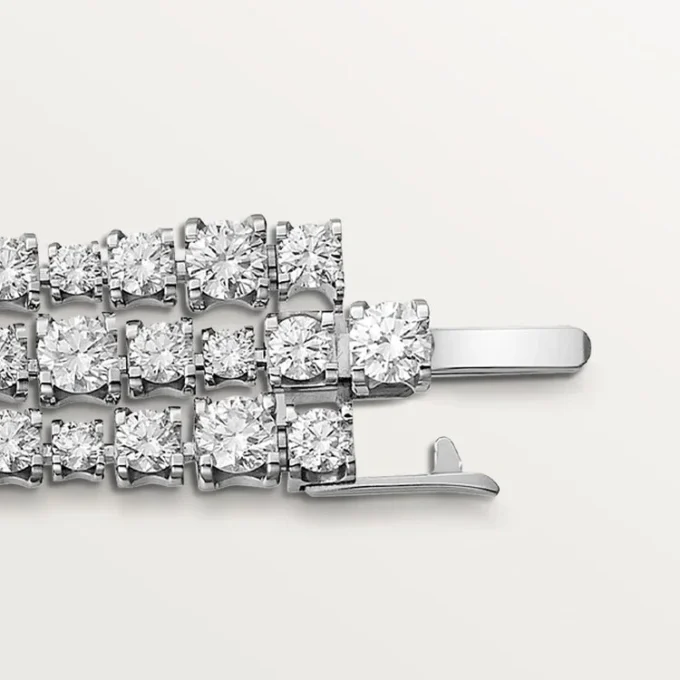 Bracciale Lignes Essentielles, diamanti taglio brillante