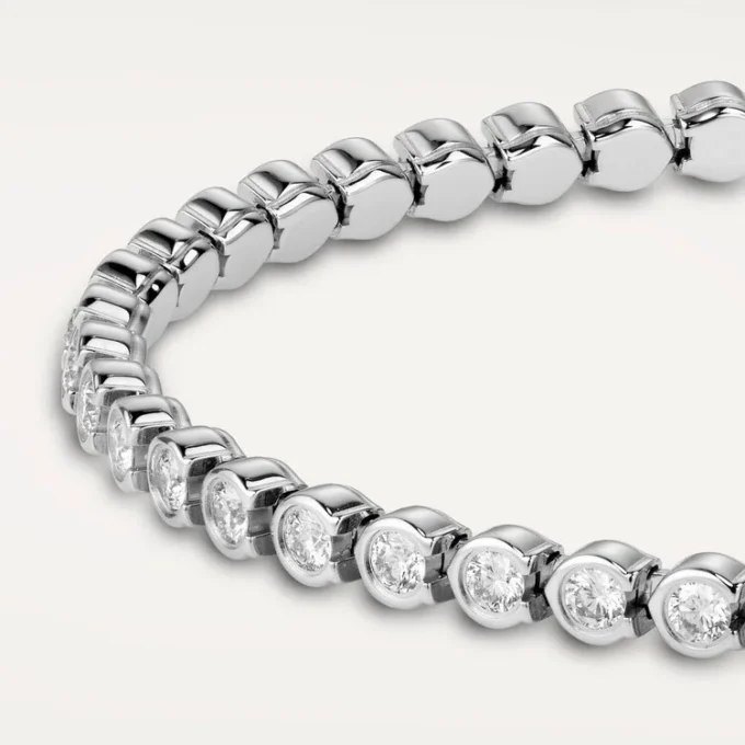Bracciale Lignes Essentielles, diamanti taglio brillante