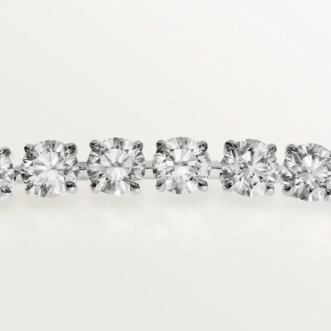 Bracciale Lignes Essentielles, diamanti taglio brillante