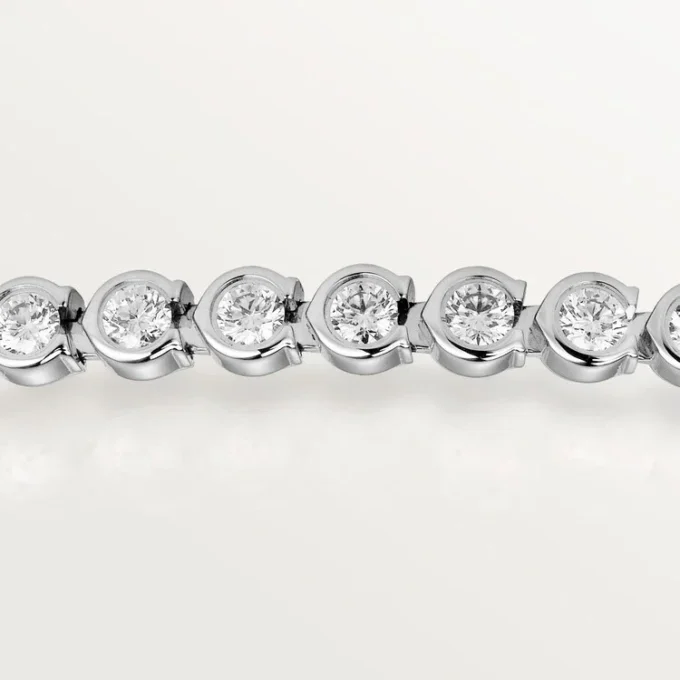 Bracciale Lignes Essentielles, diamanti taglio brillante
