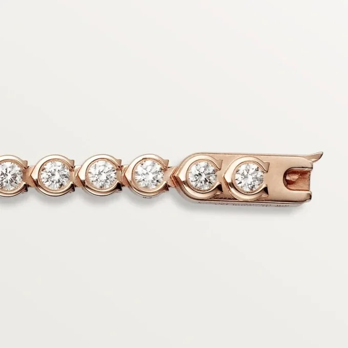 Bracciale Lignes Essentielles, diamanti taglio brillante