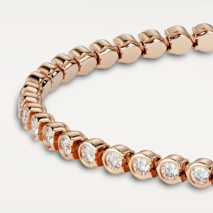 Bracciale Lignes Essentielles, diamanti taglio brillante