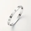 Bracciale Love, modello classico, 4 diamanti
