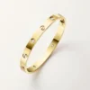 Bracciale Love, modello classico, 4 diamanti