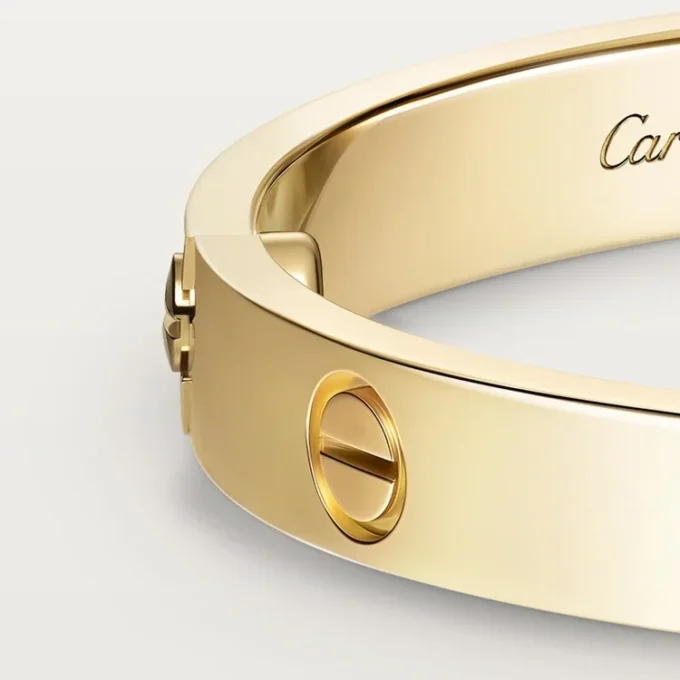 Bracciale Love, modello classico, 4 diamanti
