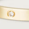 Bracciale Love, modello classico, 4 diamanti