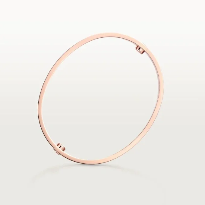 Bracciale Love, modello classico, spazzolato