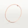Bracciale Love, modello classico, satinato, 4 diamanti