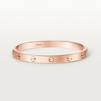Bracciale Love, modello classico, spazzolato