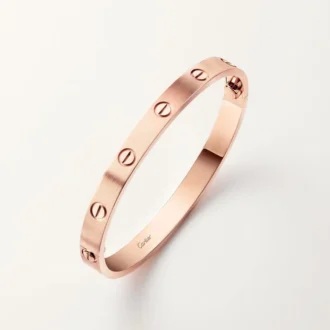 Bracciale Love, modello classico, spazzolato
