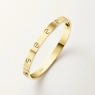 Bracciale Love, modello classico, spazzolato
