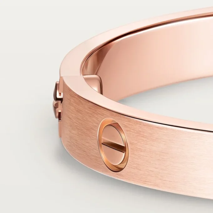 Bracciale Love, modello classico, spazzolato