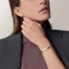 Bracciale Love, modello medio, 4 diamanti