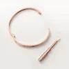 Bracciale Love, modello medio, 4 diamanti