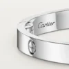 Bracciale Love, modello medio, 4 diamanti