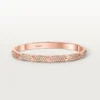 Bracciale Love, modello medio, pavé