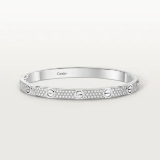 Bracciale Love, modello medio, pavé