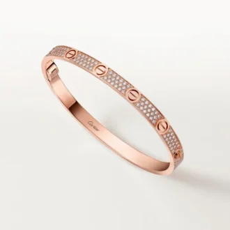 Bracciale Love, modello medio, pavé