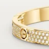 Bracciale Love, modello medio, pavé