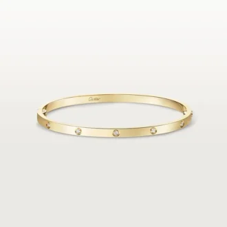 Bracciale Love, modello piccolo, 10 diamanti