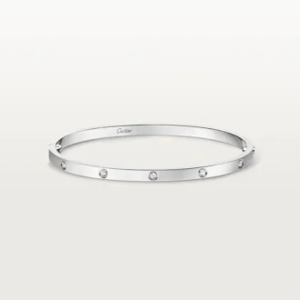 Bracciale Love, modello piccolo, 10 diamanti