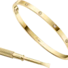 Bracciale Love, modello piccolo, 10 diamanti