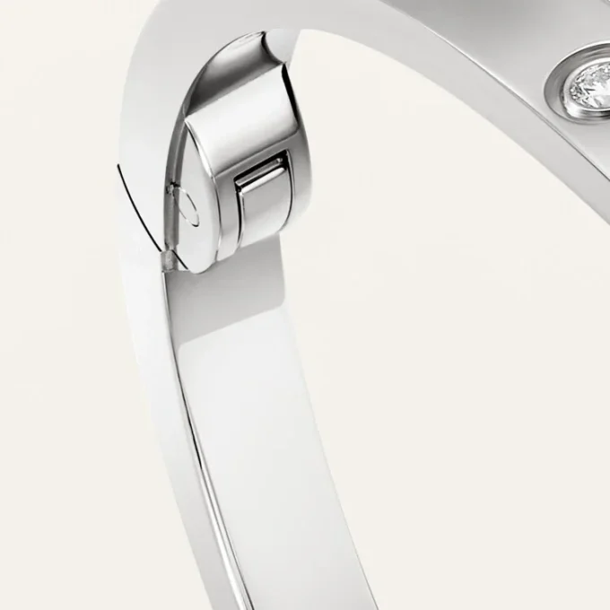 Bracciale Love, modello piccolo, 10 diamanti