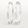 Bracciale Love, modello piccolo, 10 diamanti
