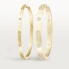 Bracciale Love, modello piccolo, 10 diamanti