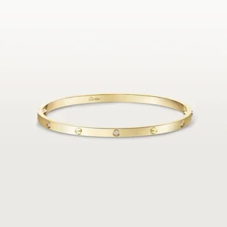 Bracciale Love, modello piccolo, 6 diamanti
