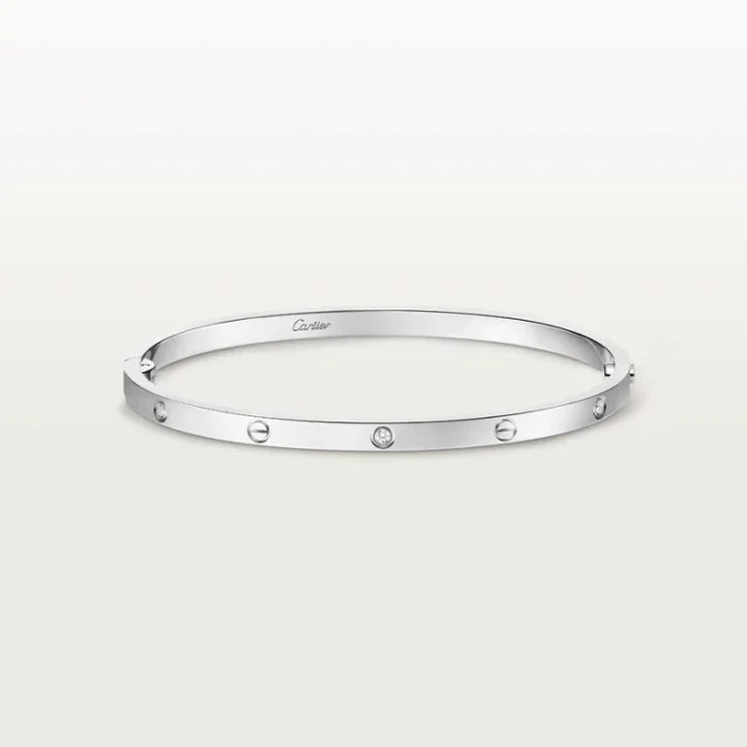 Bracciale Love, modello piccolo, 6 diamanti