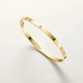 Bracciale Love, modello piccolo, 6 diamanti