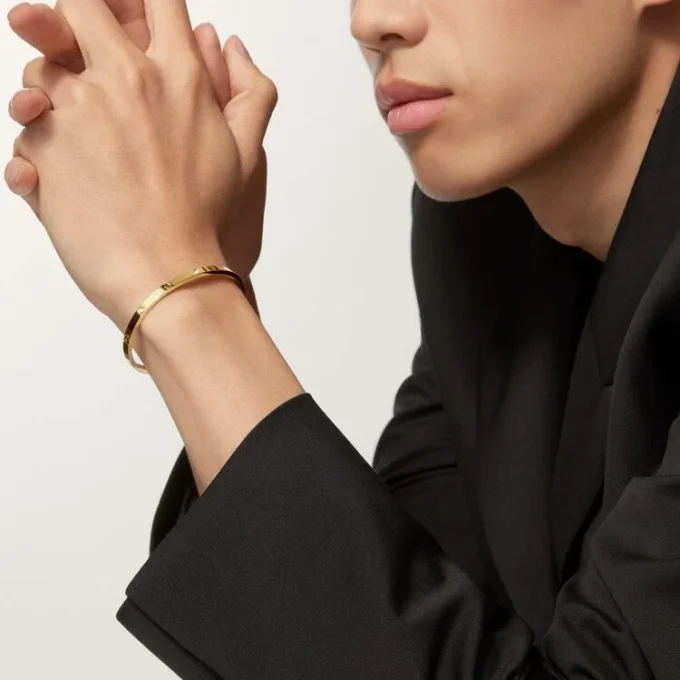 Bracciale Love, modello piccolo, 6 diamanti