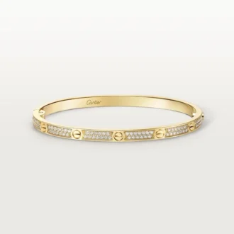 Bracciale Love, modello piccolo, pavé