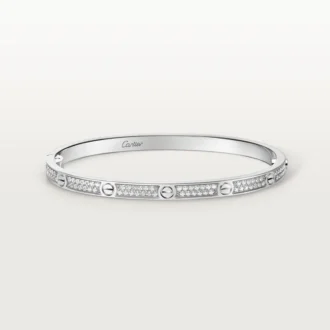 Bracciale Love, modello piccolo, pavé