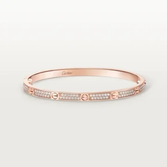 Bracciale Love, modello piccolo, pavé
