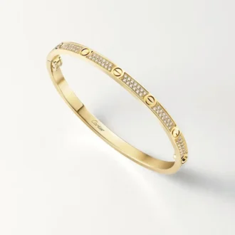 Bracciale Love, modello piccolo, pavé
