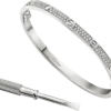 Bracciale Love, modello piccolo, pavé