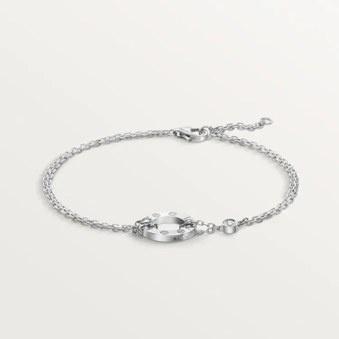 Bracciale Love – Oro bianco, diamanti – Cartier