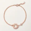 Bracciale Love, su catena, 2 diamanti