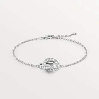 Bracciale Love, su catena, pavé