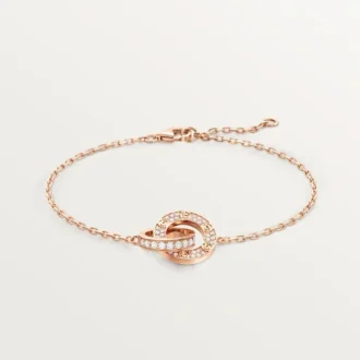 Bracciale Love, su catena, pavé