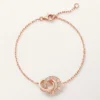 Bracciale Love, su catena, pavé