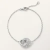 Bracciale Love, su catena, pavé