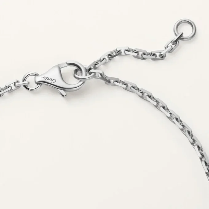 Bracciale Love, su catena, semi-pavé