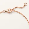 Bracciale Love, su catena, semi-pavé
