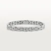 Bracciale Maillon Panthere, a tripla fila, con pavé