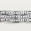 Bracciale Maillon Panthere, a tripla fila, con pavé
