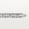Bracciale Maillon Panthere, a tripla fila, con pavé