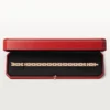 Bracciale Maillon Panthere, a tripla fila, con pavé